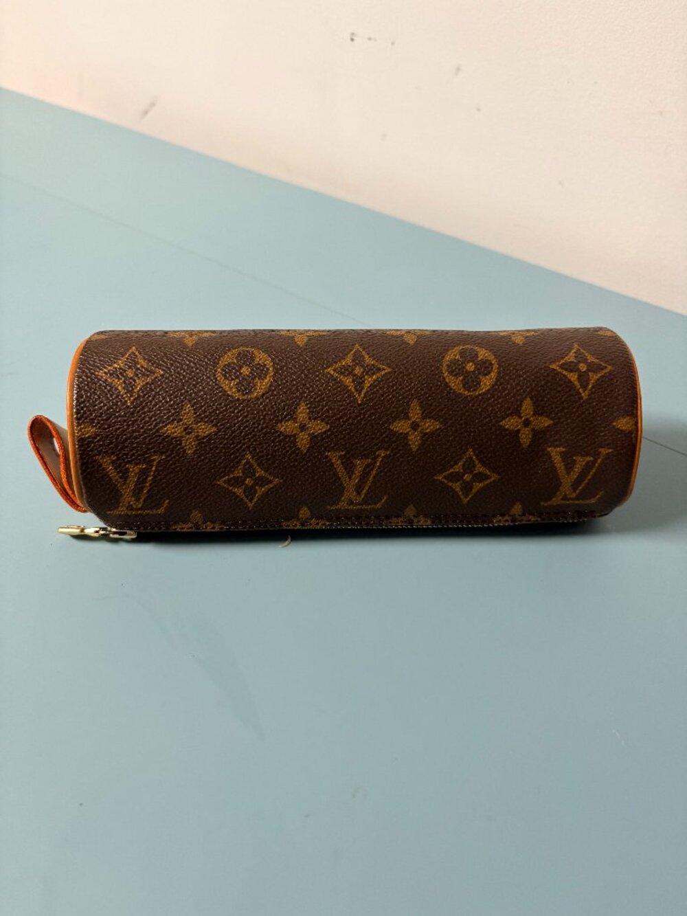 Louis Vuitton Monogram Trousse Ronde – Authentic, Made in France